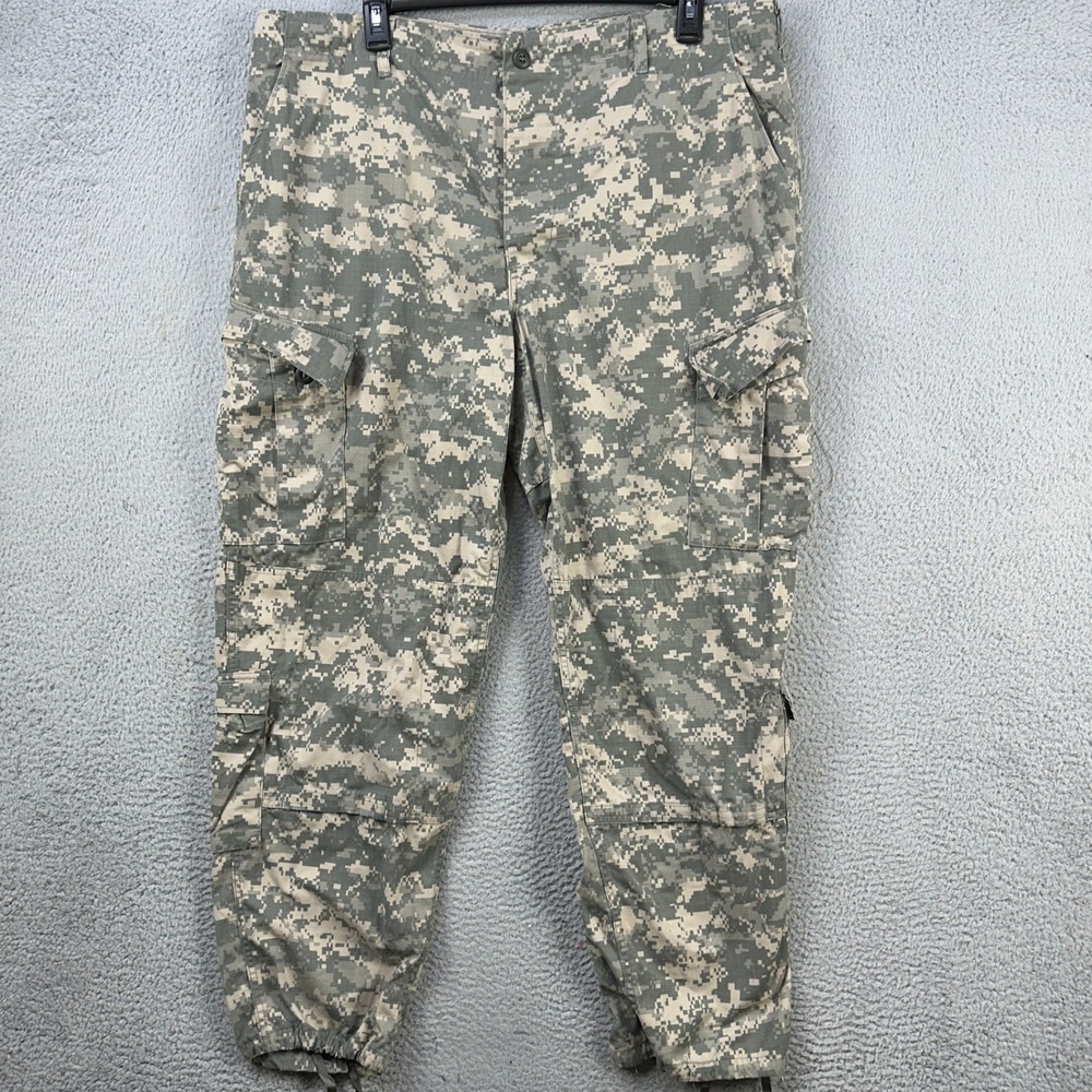 US Airforce Tactical Pants Military Mens XL Regular Green‎ Camo Cargo Pockets